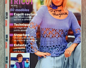 Magazine Fait main Tricot Hors série 19 / Eté 2010, magazine tricot, patron tricot, tricot femme, tricot été, pull femme, pull été