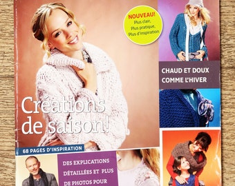 Magazine Femmes d'aujourd'hui Créatif 40 / Tricot et crochet, magazine tricot, catalogue tricot, patron tricot, patron crochet