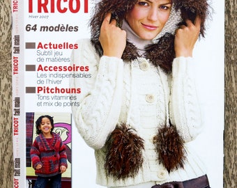 Magazine Fait main Tricot Hors série 6 / Hiver 2007, magazine tricot, revue tricot, catalogue tricot, explications tricot, tricot femme