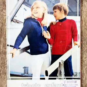 3 Strickmagazin Schweiz / Kinderstrick, Strickkatalog, Vintage-Strick, Kinderstrick, Kinderpullover, Vintage-Pullover, Strickkleid