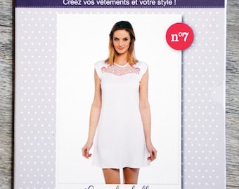 My easy sewing pattern 7 / The tulle dress, sewing pattern, dress pattern, tulle dress, women&#39;s pattern, summer dress, sewing technique