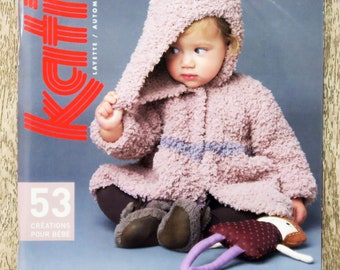 Magazine tricot Katia 66 / layette automne-hiver, magazine tricot, catalogue tricot, explications tricot, revue tricot, layette, chaussons