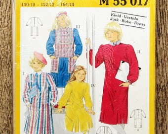 Neue Mode M55017 pattern pocket / Children's dress, sewing pattern, dress pattern, vintage pattern, vintage dress, children's pattern