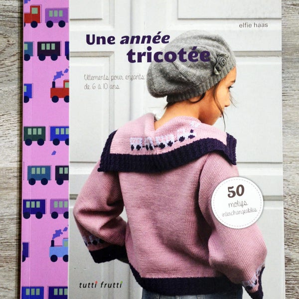 NEUF / Libro Un año de punto, ropa infantil, ropa de punto para niños, patrón de punto, explicaciones de punto, suéter infantil, chaleco infantil