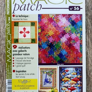 Magic patch 56 tijdschrift, patchwork tijdschrift, patchwork patroon, naaipatroon, naaitijdschrift, patchwork plaid, patchwork quilt