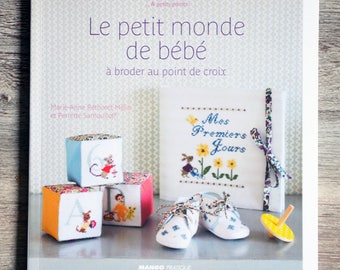 NEW - Book the little world baby embroidery cross stitch