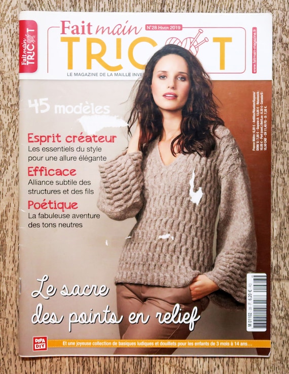 Handmade Tricot Magazine 28 Inverno 2019, modello maglia
