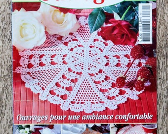 Revista Diana Obras 139, catálogo de crochet, revista de crochet, patrón de crochet, tapete de crochet, cortinas de crochet, flores