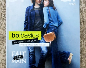 Phildar Magazine 46 / Bo Basics otoño-invierno 10-11, revista de tejido, reseña de tejido, catálogo Phildar, explicación de tejido, tejido de invierno