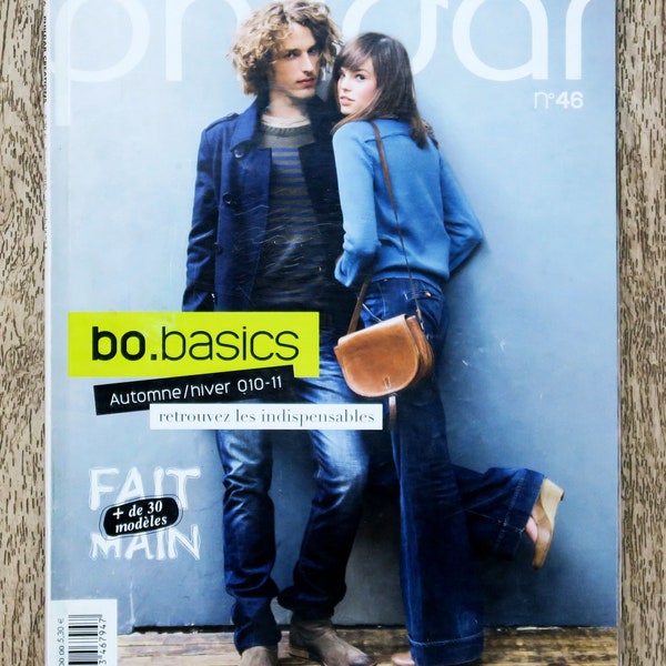 Magazine Phildar 46 / Bo Basics automne-hiver 10-11, magazine tricot, revue tricot, catalogue Phildar, explication tricot, tricot hiver