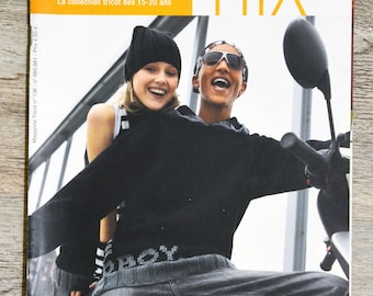 Magazine Bergère de France 136 / Tricot'mix, knitting magazine, knitting catalogue, knitting explanations, knitwear pattern, knitted accessories