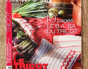 Magazine Tricot hors série / Le tricot facile dans la maison, magazine tricot, catalogue tricot, patron tricot, sac en tricot, coussin