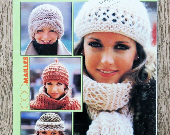 Magazine 1000 Knitting Stitches / Beanies, Knitting Magazine, Knitting