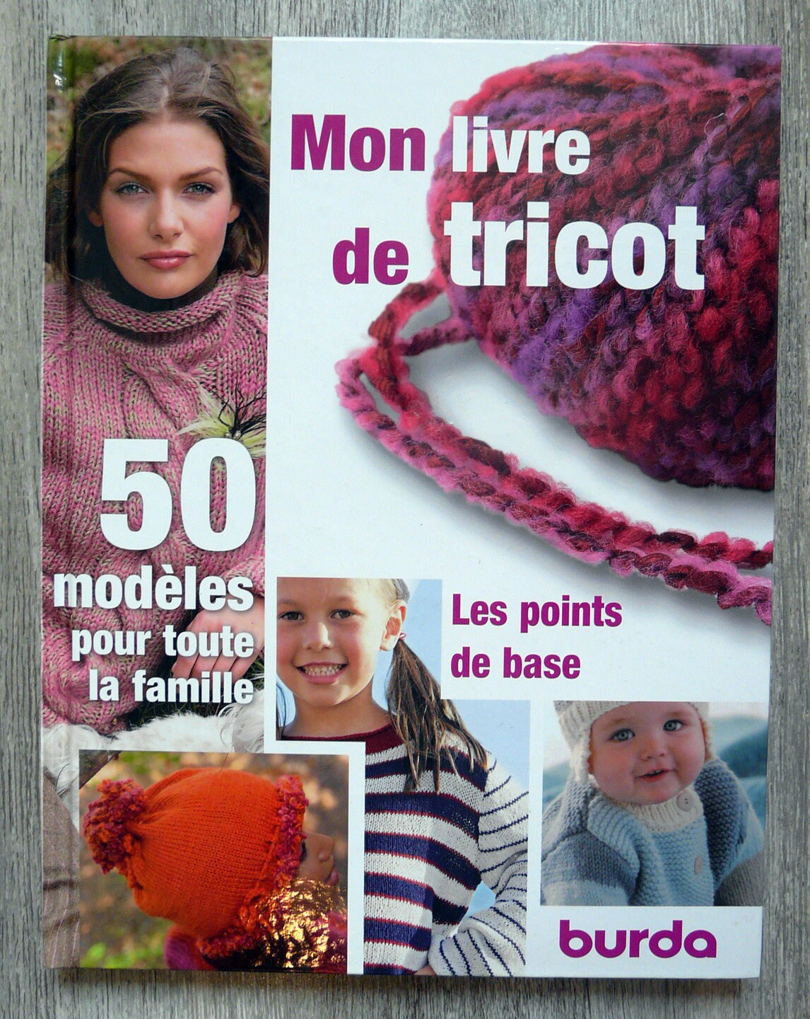 Mon livre de tricot / 50 modèles pour la famille,