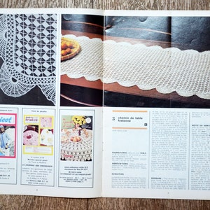 Magazine Tout le tricot / Le crochet et le tricot d'art 40, magazine crochet, crochet vintage, décoration au crochet, patron crochet image 7
