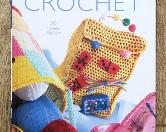 Livre Petits rangements au crochet / 20 modèles originaux, livre de crochet, sac à dos en crochet, accessoires tricotés, trousse en crochet