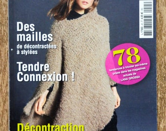 Filati 45 knitting magazine, knitting magazine, knitting catalog, knitting explanations, knitting magazine, women&#39;s knitting, winter knitting, poncho pattern