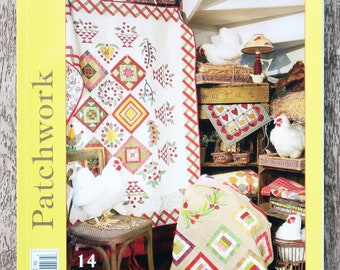 Quiltmania Magazine / HS Frühjahr 2007, Patchwork-Magazin, Nähmagazin, Frühlings-Patch, Nähdecke, Patchwork-Muster