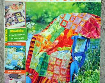 Sabrina Patchwork Magazine 6 / luty 2011, magazyn patchwork, wzór patchworkowy, wzór w kratę, krata patchworkowa, poduszka patchworkowa