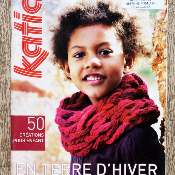 Magazine tricot Katia 59 Enfants / Automne-Hiver, catalogue tricot, tricot hiver, tricot enfant, catalogue katia, accessoires tricotés