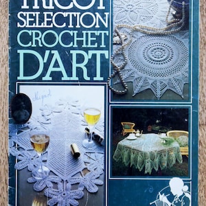 Knitting Magazine Crochet Art Selection 55, crochet magazine, crochet pattern, crochet doily, crochet centerpiece, tablecloth