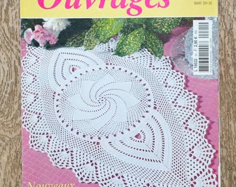 Sabrina Magazine All works 91, crochet magazine, crochet pattern, crochet doily, crochet decoration, table runner