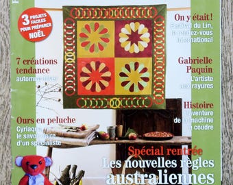 Practical Patchwork Magazine 7, patchwork magazine, patchwork pattern, patchwork blanket, teddy bear, patchwork panel
