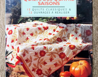 Four Seasons Quilts Book, patchwork book, sewing book, patchwork pattern, quilts to sew, patchwork blanket, patchwork technique