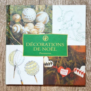 Livre Décorations de Noël, boules de Noël, livre de bricolage, art floral, décoration de table, DIY, créations de Noël, broderie de Noël