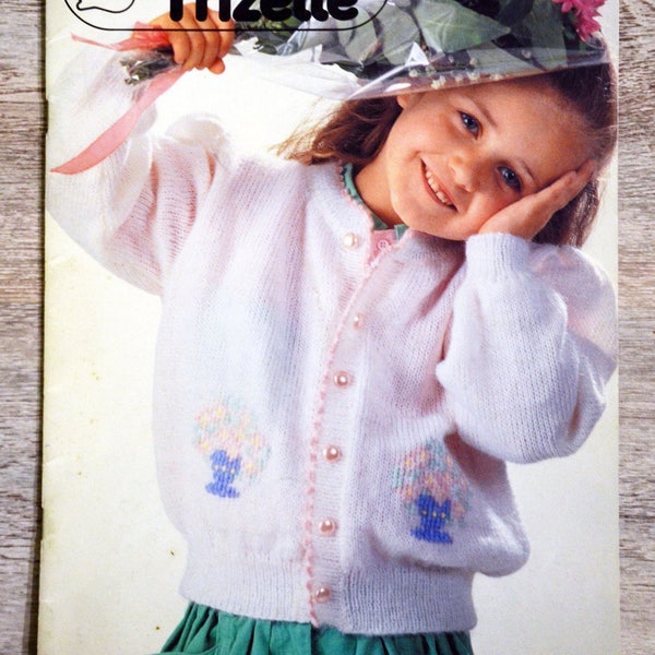 Magazine tricot Frizelle enfants 33, catalogue tricot, tricot vintage, tricot enfant, pull enfant, gilet enfant, pull jacquard