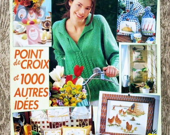 Magazine Les idées de Marianne / Avril 2001, magazine broderie, grilles broderie, revue broderie, Magazine point de croix, magazine tricot