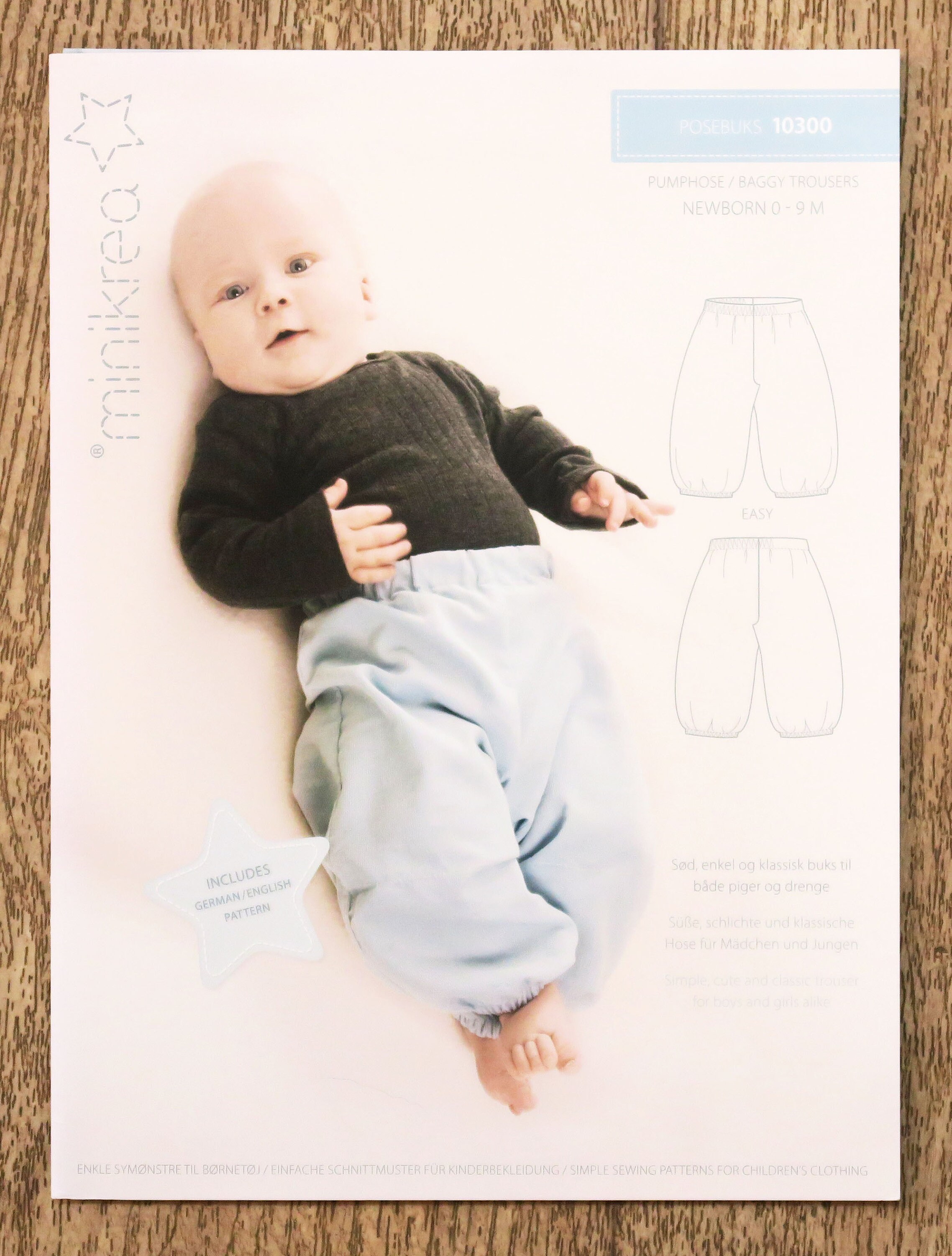 Baby Baggy Pants - Minikrea - Pattern - 0-2 Years Baby Baggy Pants - Minikrea - Pattern - 0-2 Years