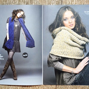 Mini magazine Phildar spécial accessoires, catalogue tricot, patron tricot, tricot hiver, accessoires tricotés, accessoires hiver, gilet image 5