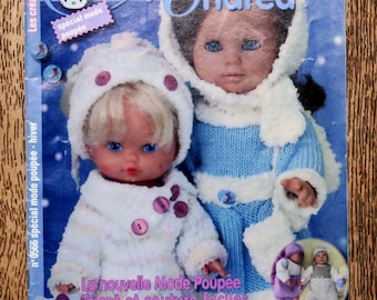 Magazine Les Créations d'Andréa 0566 special doll fashion, knitting magazine, knitting catalog, sewing pattern, doll pattern, doll sweater