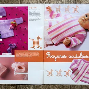 Ideal Layette Magazine 137, Strickkatalog, Strickmuster, Babystricken, gestrickte Babyausstattung, Sommerstricken, Babyoverall, Babykleid Bild 3