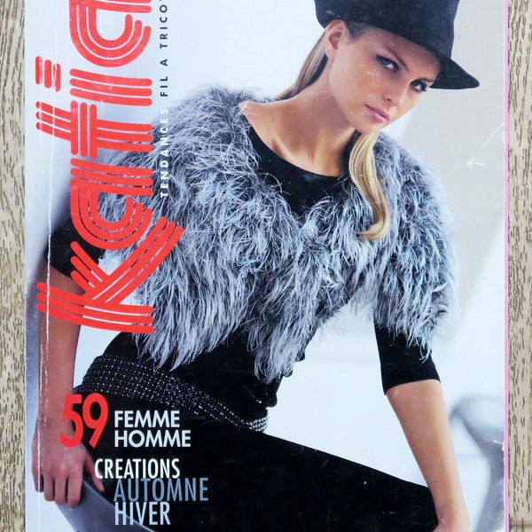 Magazine tricot Katia 49 / Automne-hiver, catalogue tricot, catalogue Katia, gilet en tricot, pull col roulé, poncho femme, patron tricot