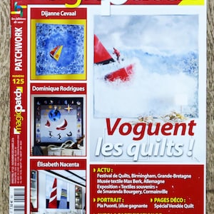 Magic patch 125 magazine, patchwork magazine, patchwork patroon, naai patroon, naai magazine, patchwork plaid, patchwork quilt