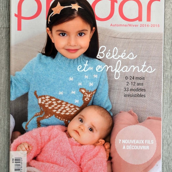 Magazine Phildar 111 / Bébés et enfants, magazine tricot, catalogue tricot, tricot enfant, tricot bébé, layette, accessoires tricotés