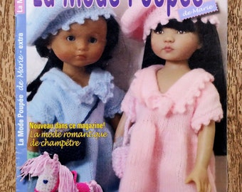 Marie's Doll Fashion Magazine 0001, revista de tejido, catálogo de tejido, patrón de costura, patrón de muñeca, suéter de muñeca, patrón de crochet