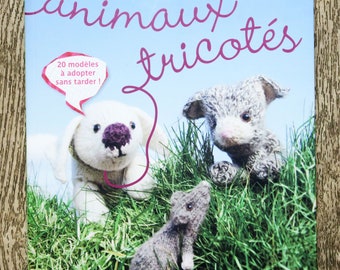 Livre Animaux tricotés, livre de tricot, tricoter doudou, technique tricot, tricot facile, doudou tricoté, chat en tricot, tortue en tricot