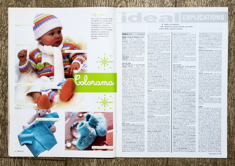 Ideal Layette Magazine 137, Strickkatalog, Strickmuster, Babystricken, gestrickte Babyausstattung, Sommerstricken, Babyoverall, Babykleid Bild 10