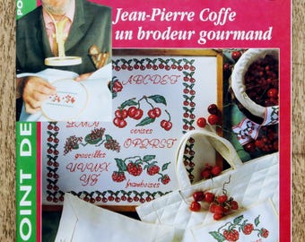 Magazine Mains et Merveilles 19, magazine de broderie, magazine de point de croix, grille point de croix, broderie abécédaire, broderie mer