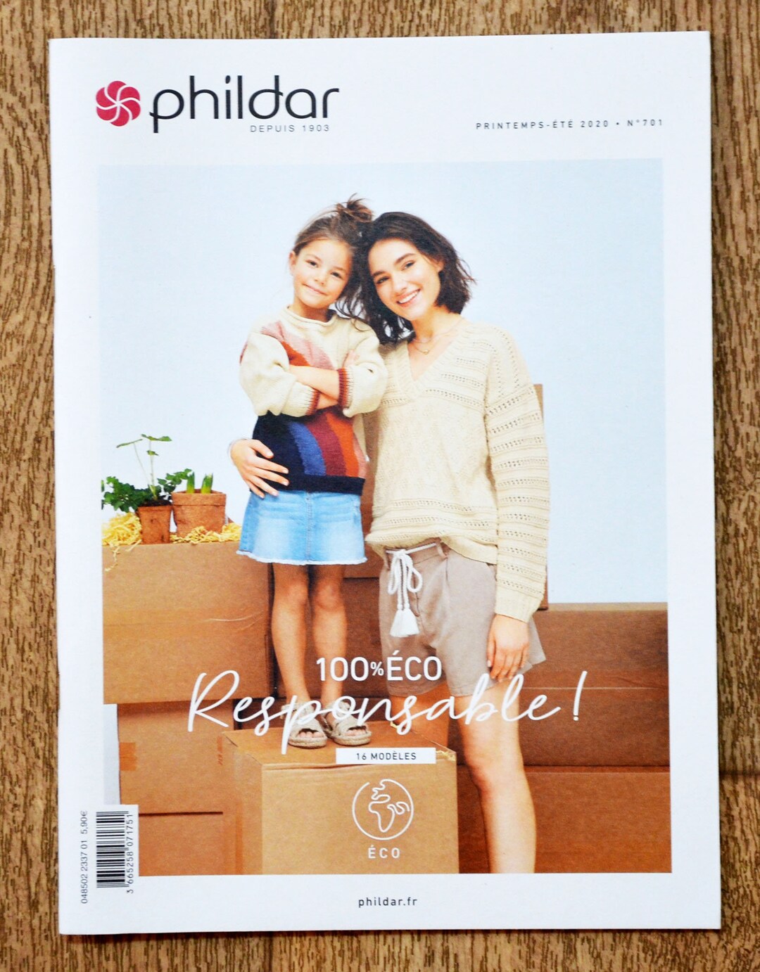 Magazine Phildar 701 Spring summer 2020 Knitting Magazine