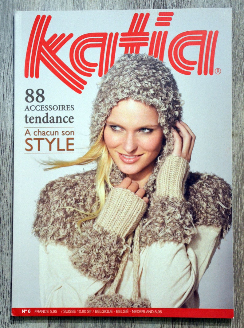 Magazine tricot katia 6 / Accessoires tendance catalogue Etsy France