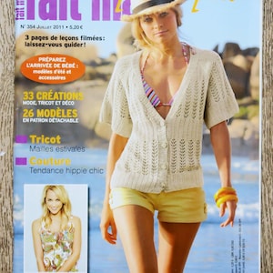 Handmade Step by Step Magazine from July 2011 (354), sewing magazine, knitting magazine, sewing pattern, children&#39;s pattern, women&#39;s pattern