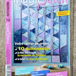 Magic patch 70 magazine, patchwork magazine, patchwork patroon, naai patroon, naai magazine, patchwork plaid, patchwork quilt