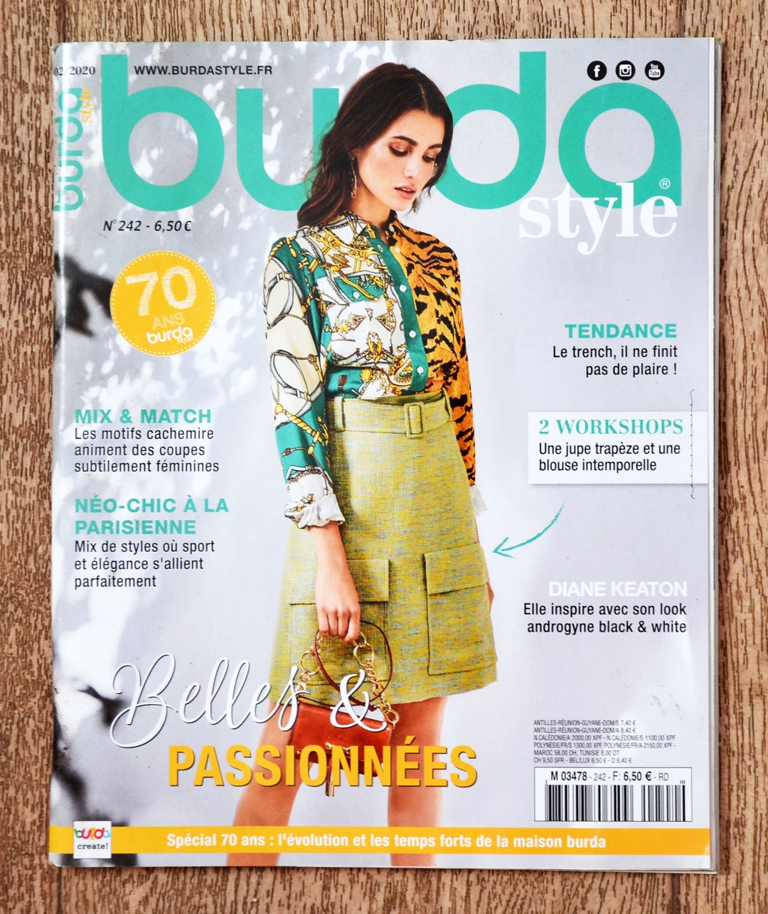 Burda Magazine February 2020 (242), Sewing Magazine, Sewing