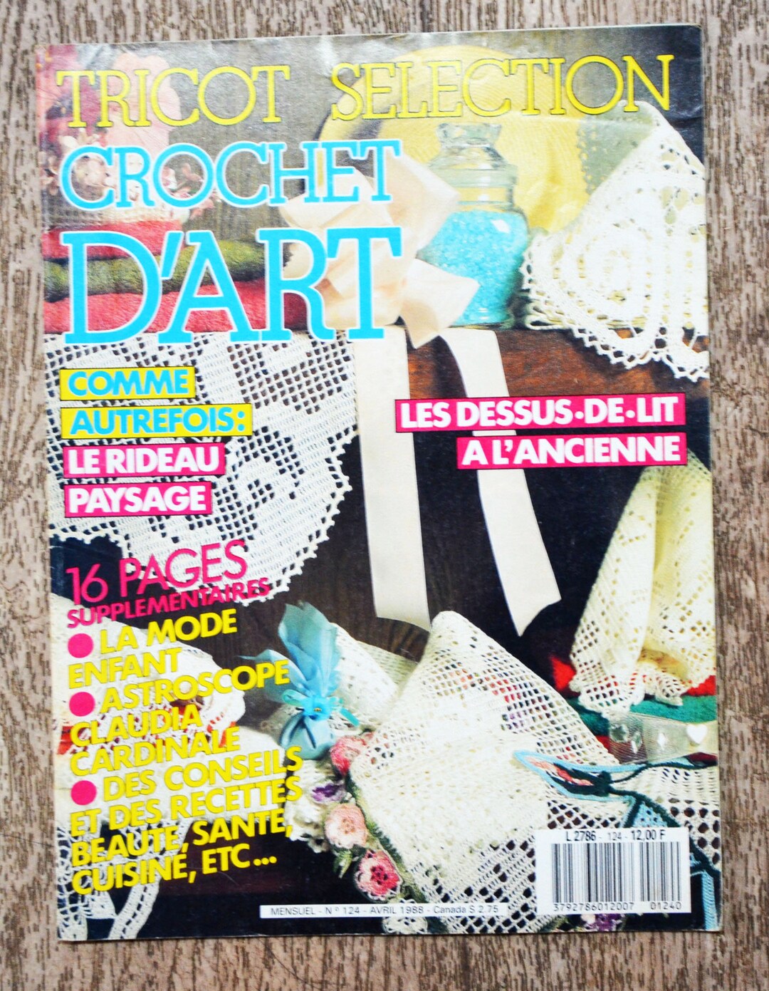 Catalogue Tricot Sélection Crochet D'Art N°218 - 1996