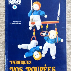 Buch „Machen Sie Ihre Puppen“, Nähbuch, Stoffpuppe, Puppenmuster, Nähpuppe, Puppenkreation, kreatives Freizeitbuch