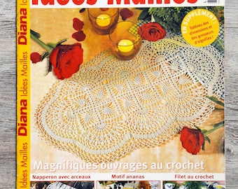 Diana Magazine Knitting Ideas 86, crochet magazine, crochet pattern, crochet doily, crochet net, crochet decoration